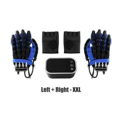 Hand Rehabilitation Exercise Robot Glove, Left and Right Hand Training Device, Finger Exerciser for Hand Mobility and Recovery