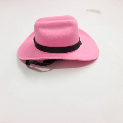 Adjustable Cowboy Hat for Dogs & Cats, Funny Summer Pet Headwear