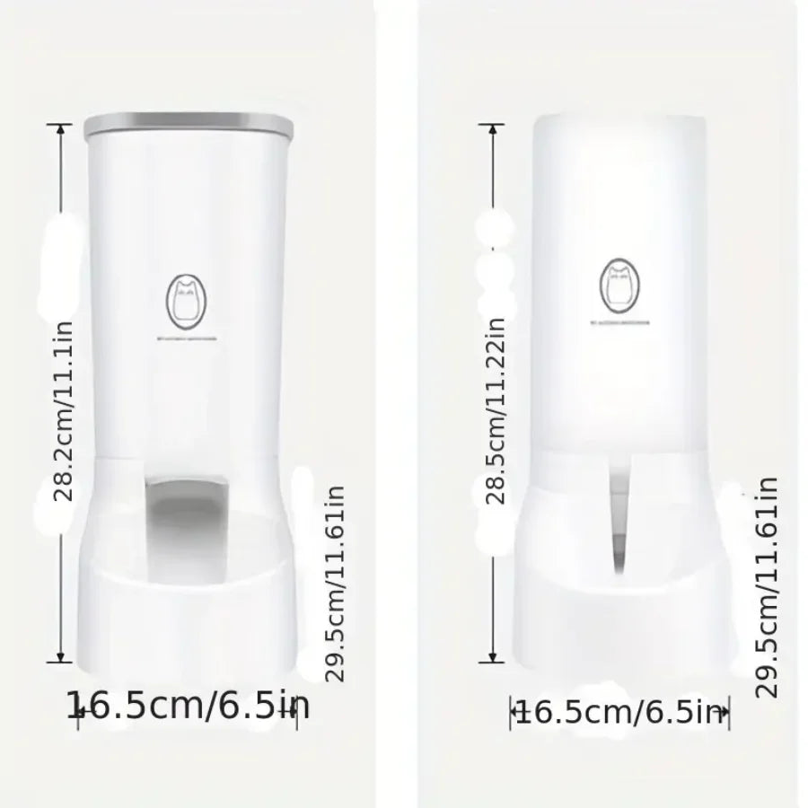 Automatic Pet Feeder & Water Dispenser Set – Large Capacity Gravity Bowls for Dogs & Cats