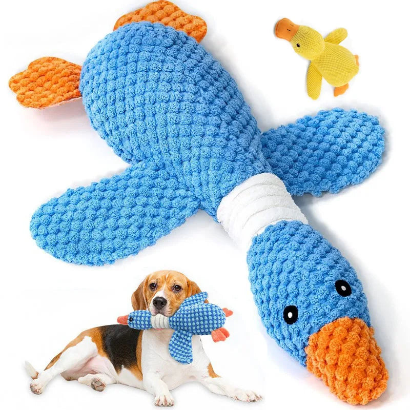 Squeaky Plush Chew Toy for Dogs & Cats – Interactive Toy for Aggressive Chewers