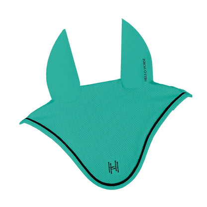 Horse Ear Bonnet Fly Veil – Breathable Mesh Noise Reduction for Jumping & Competition