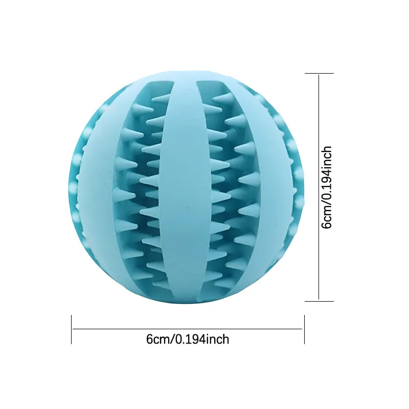 Dog Treat Dispensing Ball, Teething & Puzzle Chew Toy