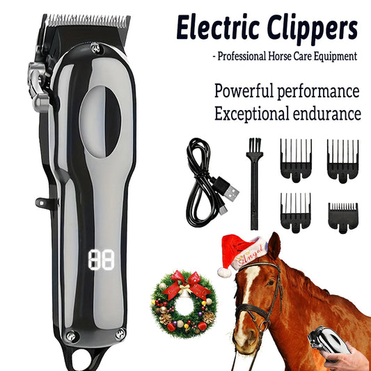Electric Horse Hair Clipper – Professional Animal Grooming & Shearing Trimmer for Horse, Sheep, Dog & Cat
