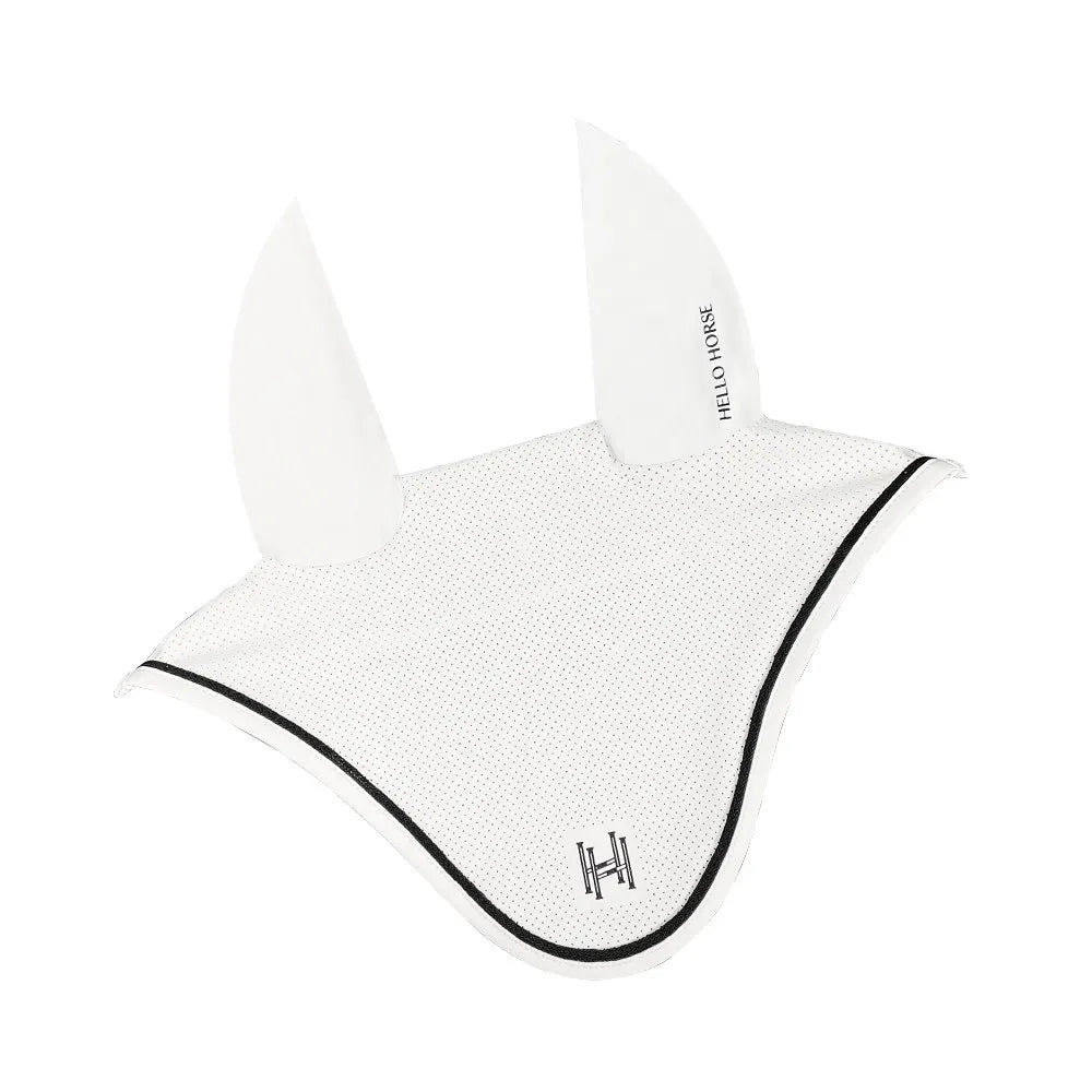 Horse Ear Bonnet Fly Veil – Breathable Mesh Noise Reduction for Jumping & Competition