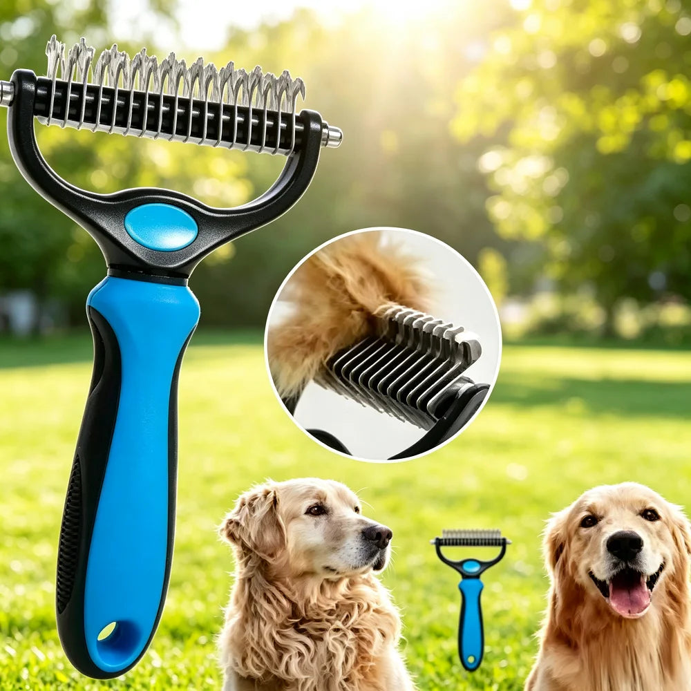 Pet Grooming & Cleaning Kit – Nail Clippers, Detangling Comb, Nail File & Essential Grooming Tools for Cats & Dogs
