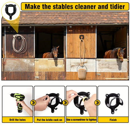 Pony Reins, Halter Heads, Hooks, Iron Horse Beaks, Covers, and Equestrian Equipment