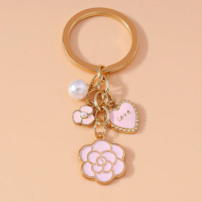 Enamel Horse Unicorn Keychain, Cute Animal Key Ring Pendant, Car Key Holder, Handbag Accessory, DIY Jewelry Gift for Women and Girls