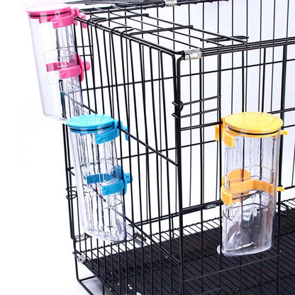 Hanging Pet Water Dispenser for Cages – Automatic Drinking Fountain with No-Leak Spout