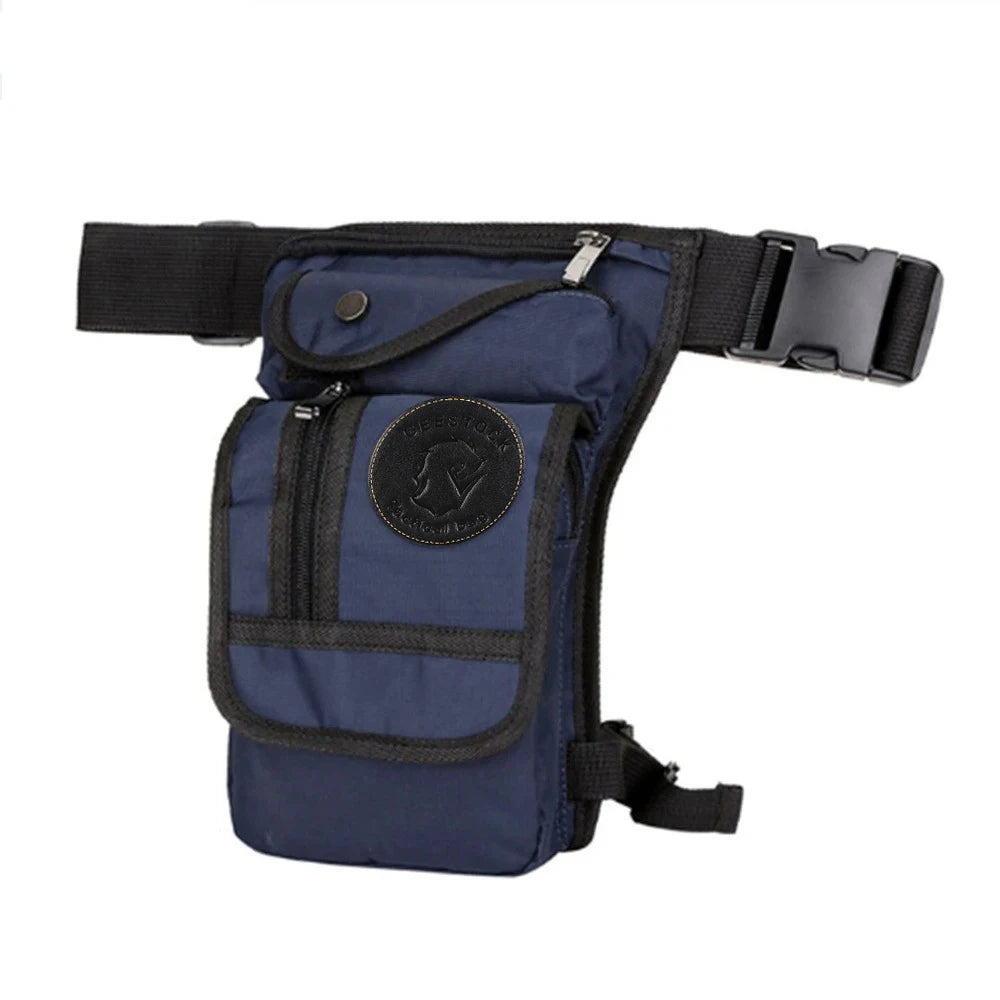 Equestrian Drop Leg Bag – Canvas Nylon Adjustable Waist & Thigh Riding Bag (Large Capacity)