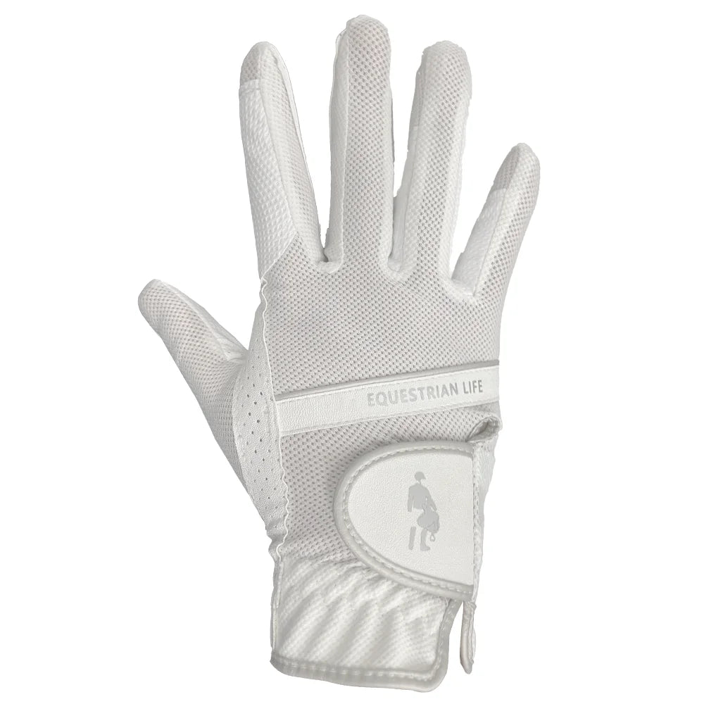 Equestrian Riding Gloves – Breathable Elastic Mesh, Non-Slip & Wear-Resistant Grip Gloves