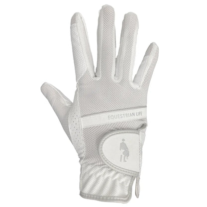 Equestrian Riding Gloves – Breathable Elastic Mesh, Non-Slip & Wear-Resistant Grip Gloves