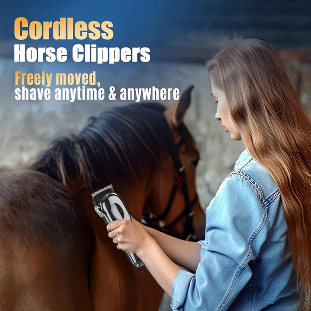 Electric Horse Hair Clipper – Professional Animal Grooming & Shearing Trimmer for Horse, Sheep, Dog & Cat