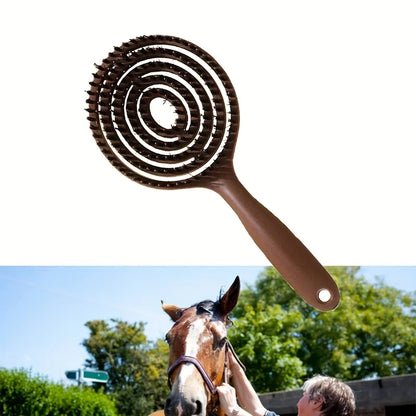 Horse Grooming Comb – Fluffy Mane & Tail Detangling Styling Brush (1pc)