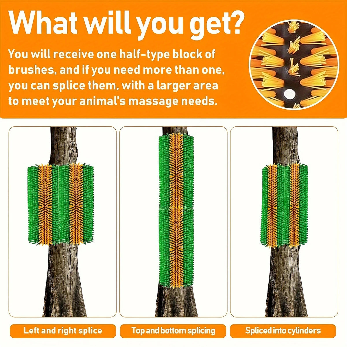 Horse Scratching Brush – Horse Itch Relief Massage Brush