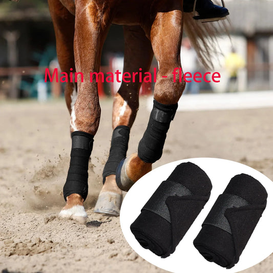 Polar Fleece Horse Leggings – Tendon Protection & Support Bandages (2pcs)
