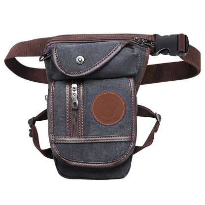 Equestrian Drop Leg Bag – Canvas Nylon Adjustable Waist & Thigh Riding Bag (Large Capacity)