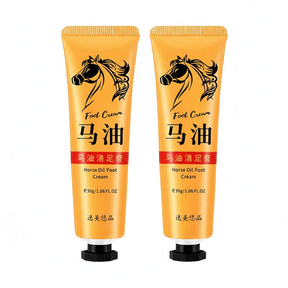 Horse Oil Foot Cream Stick, Moisturizing Balm for Dry & Cracked Heels