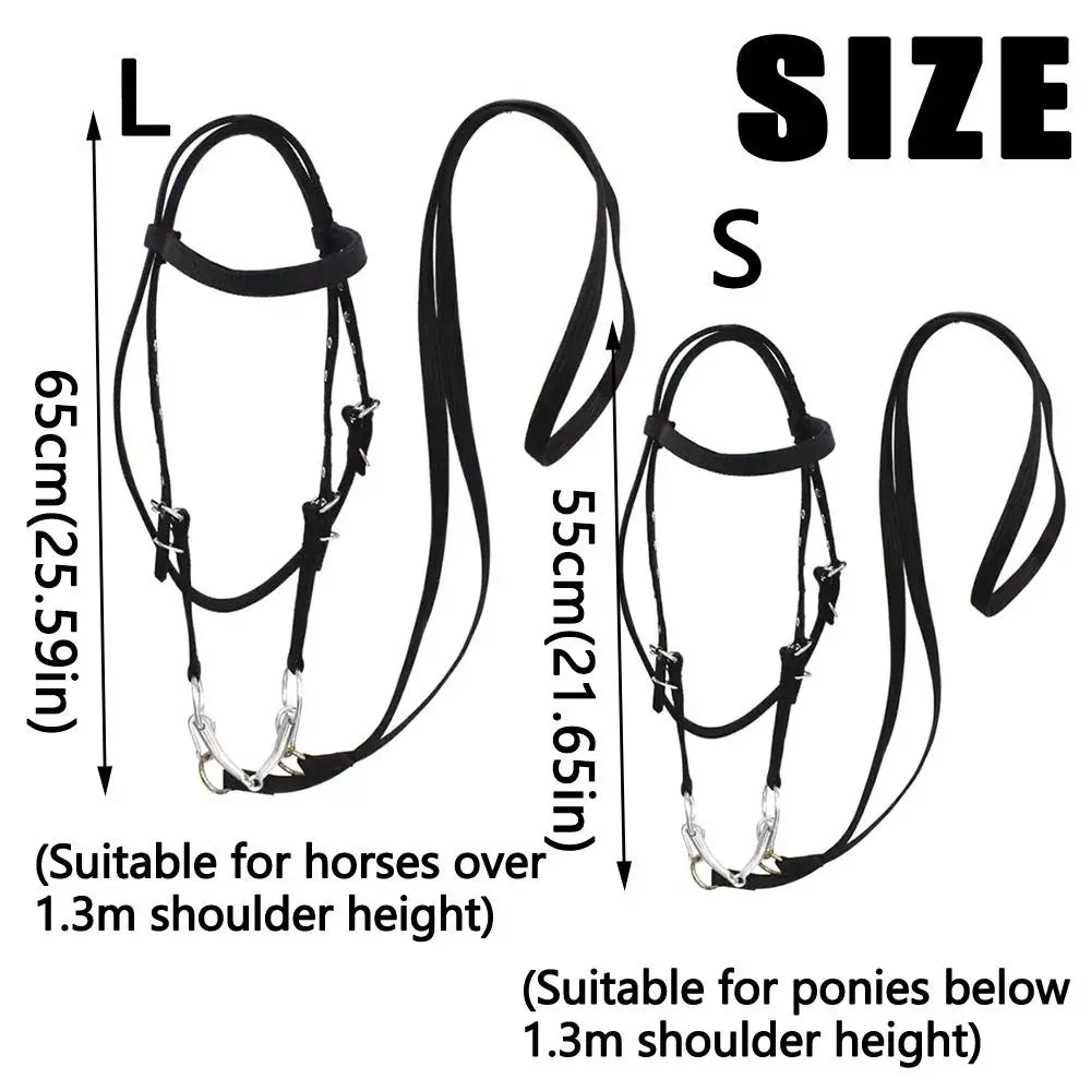Thickened Horse Halter – Adjustable Comfortable Training Headcollar (3 Colors)