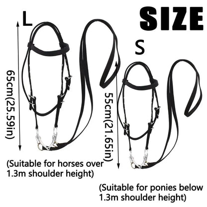 Thickened Horse Halter – Adjustable Comfortable Training Headcollar (3 Colors)