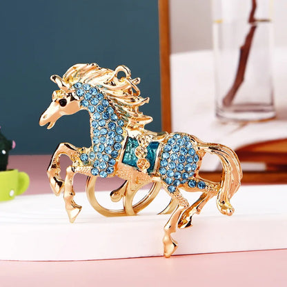 Horse Keychain, Equestrian Key Ring Pendant, Creative Jewelry Accessory, Party Favor and Gift