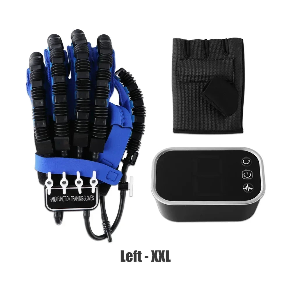 Hand Rehabilitation Exercise Robot Glove, Left and Right Hand Training Device, Finger Exerciser for Hand Mobility and Recovery