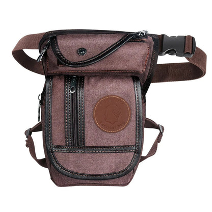 Equestrian Drop Leg Bag – Canvas Nylon Adjustable Waist & Thigh Riding Bag (Large Capacity)