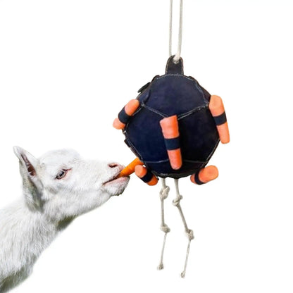 Horse Enrichment Carrot Slow Feeder Toy – Hangable Equine Training & Boredom Relief Feeder (1PC)