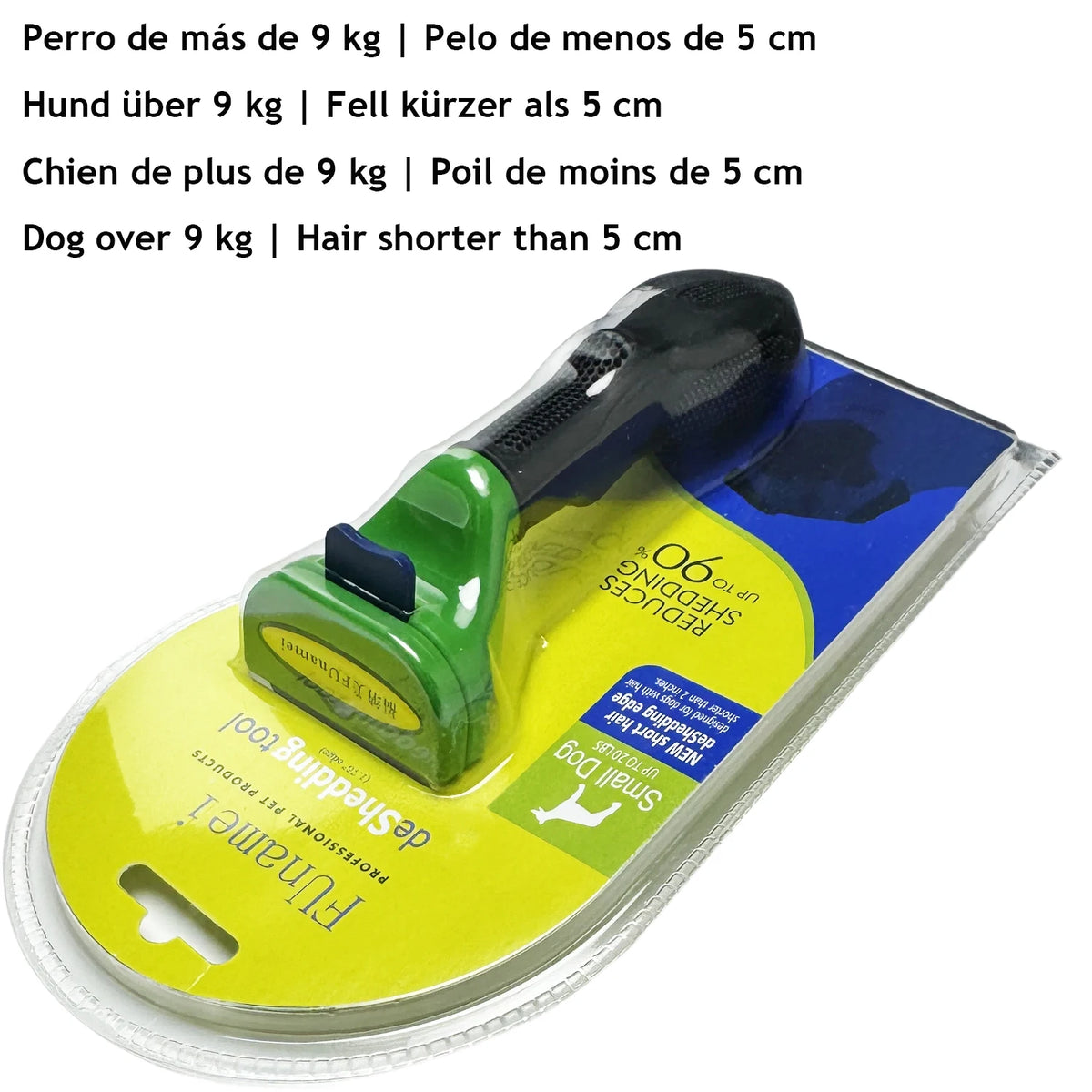 Pet Grooming Brush & Comb – Dog & Cat Hair Detangler, Knot Remover & Anti-Lice Grooming Tool for Short & Long Hair
