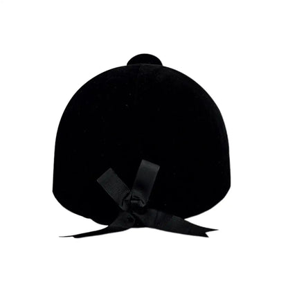Velvet Horse Riding Helmet – Ventilated Youth Equestrian Safety Headgear