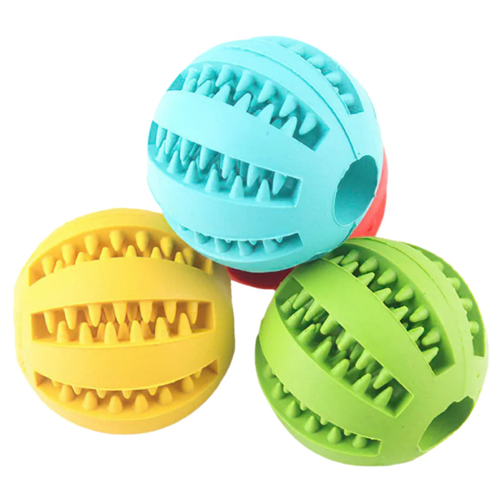 Dog Treat Dispensing Ball, Teething & Puzzle Chew Toy