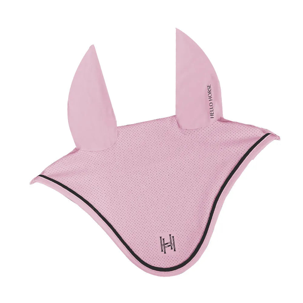 Horse Ear Bonnet Fly Veil – Breathable Mesh Noise Reduction for Jumping & Competition