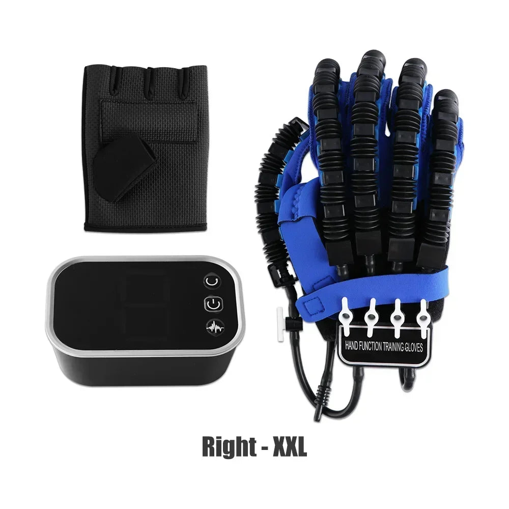 Hand Rehabilitation Exercise Robot Glove, Left and Right Hand Training Device, Finger Exerciser for Hand Mobility and Recovery