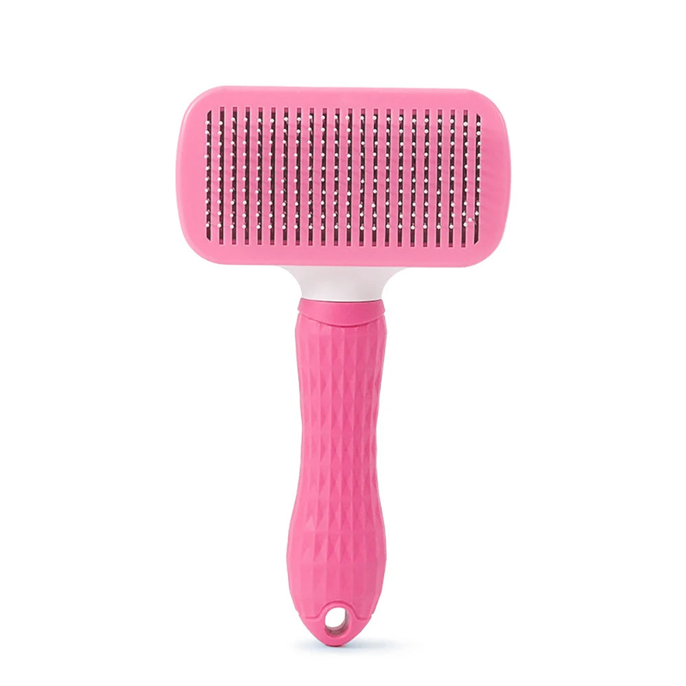 Pet Grooming Brush – Cat & Dog Hair Remover Comb for Puppies & Kittens, Deshedding & Grooming Tool
