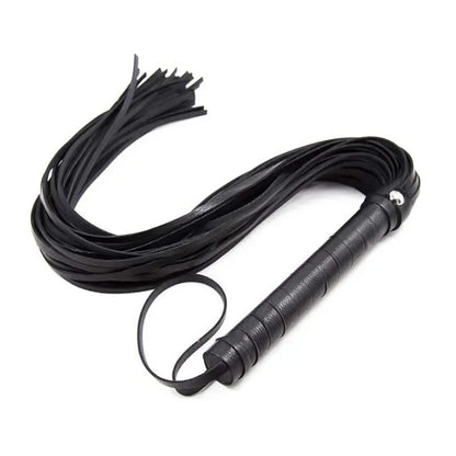 PU Leather Horse Riding Crop – Durable Equestrian Training Whip (Black)