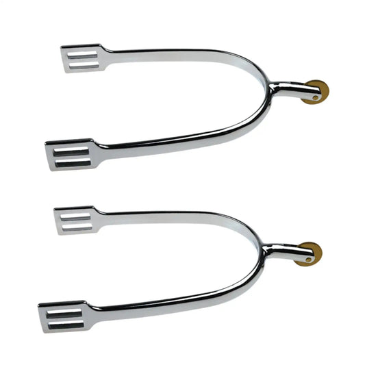 2-Piece Horse Spurs for Riding and Boot Decoration, Zinc Alloy Equestrian Equipment