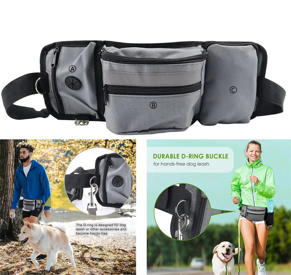 Dog Training Waist Bag – Multi-Functional Treat & Snack Pouch for Outdoor Walking