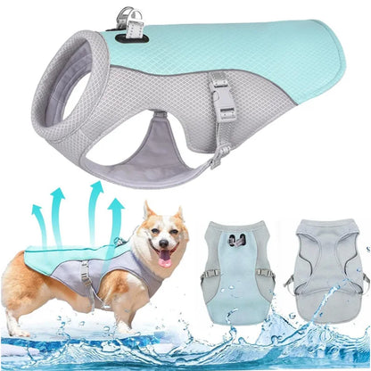 Dog Cooling Vest – Lightweight UV Sun Protection & Anxiety Relief Vest for Hot Summer Days