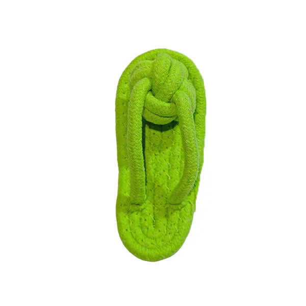 Funny Slipper-Shaped Dog Chew Toy – Cotton Rope Interactive Toy for Teeth Cleaning, Training & Anxiety Relief