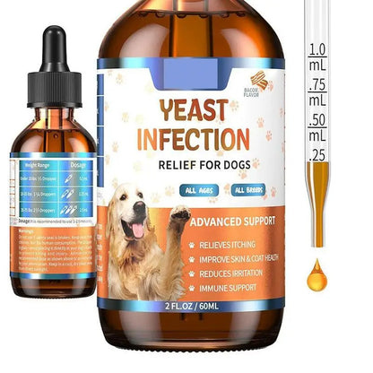 Dog Skin & Coat Care Drops – 60ml Herbal Pet Supplement for Healthy Skin & a Shiny Coat