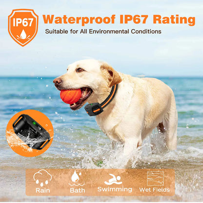 Remote Dog Training Collar – Waterproof E-Collar with Vibration & Static Modes, 3300 ft Range