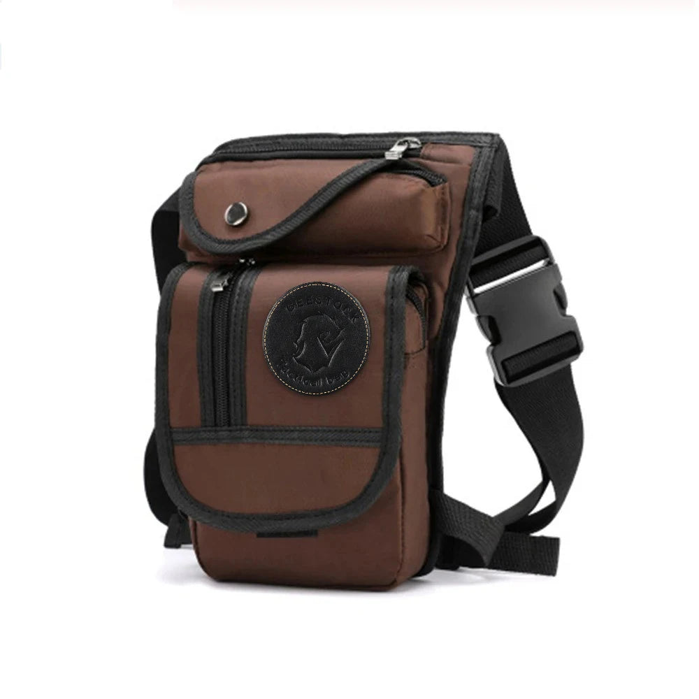 Equestrian Drop Leg Bag – Canvas Nylon Adjustable Waist & Thigh Riding Bag (Large Capacity)