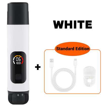 Pet Electric Nail Grinder – Rechargeable LED Dog & Cat Nail Clipper with 6-Speed Control