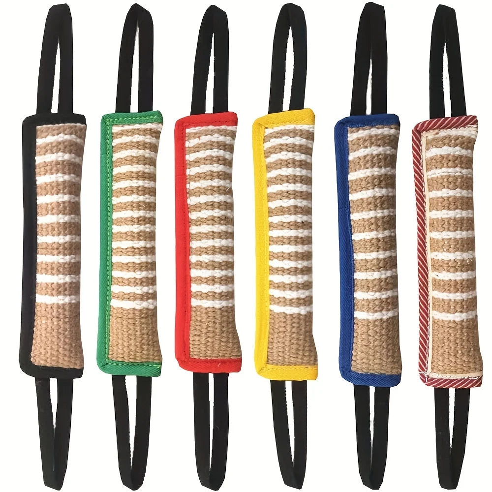 Tough Jute Rope Dog Toy – Durable Tug & Chew Training Toy