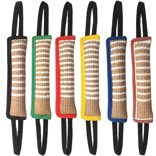 Tough Jute Rope Dog Toy – Durable Tug & Chew Training Toy