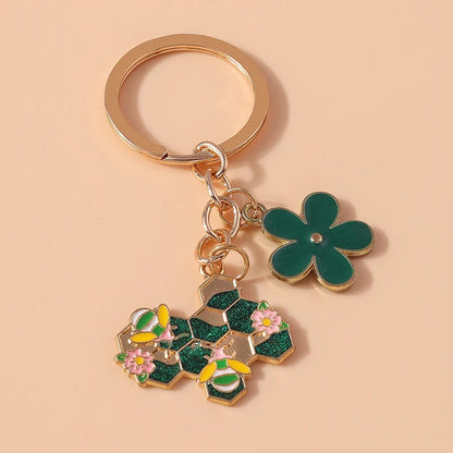 Enamel Horse Unicorn Keychain, Cute Animal Key Ring Pendant, Car Key Holder, Handbag Accessory, DIY Jewelry Gift for Women and Girls