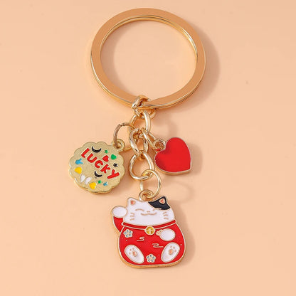 Enamel Horse Unicorn Keychain, Cute Animal Key Ring Pendant, Car Key Holder, Handbag Accessory, DIY Jewelry Gift for Women and Girls
