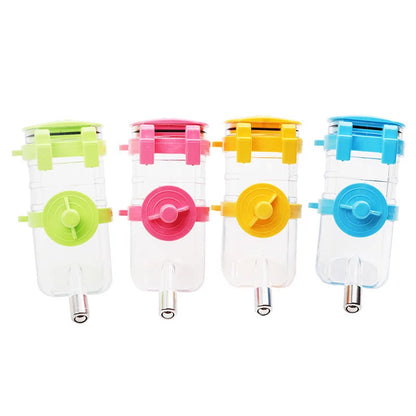 Hanging Pet Water Dispenser for Cages – Automatic Drinking Fountain with No-Leak Spout