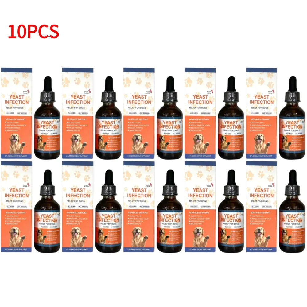 Dog Skin & Coat Care Drops – 60ml Herbal Pet Supplement for Healthy Skin & a Shiny Coat