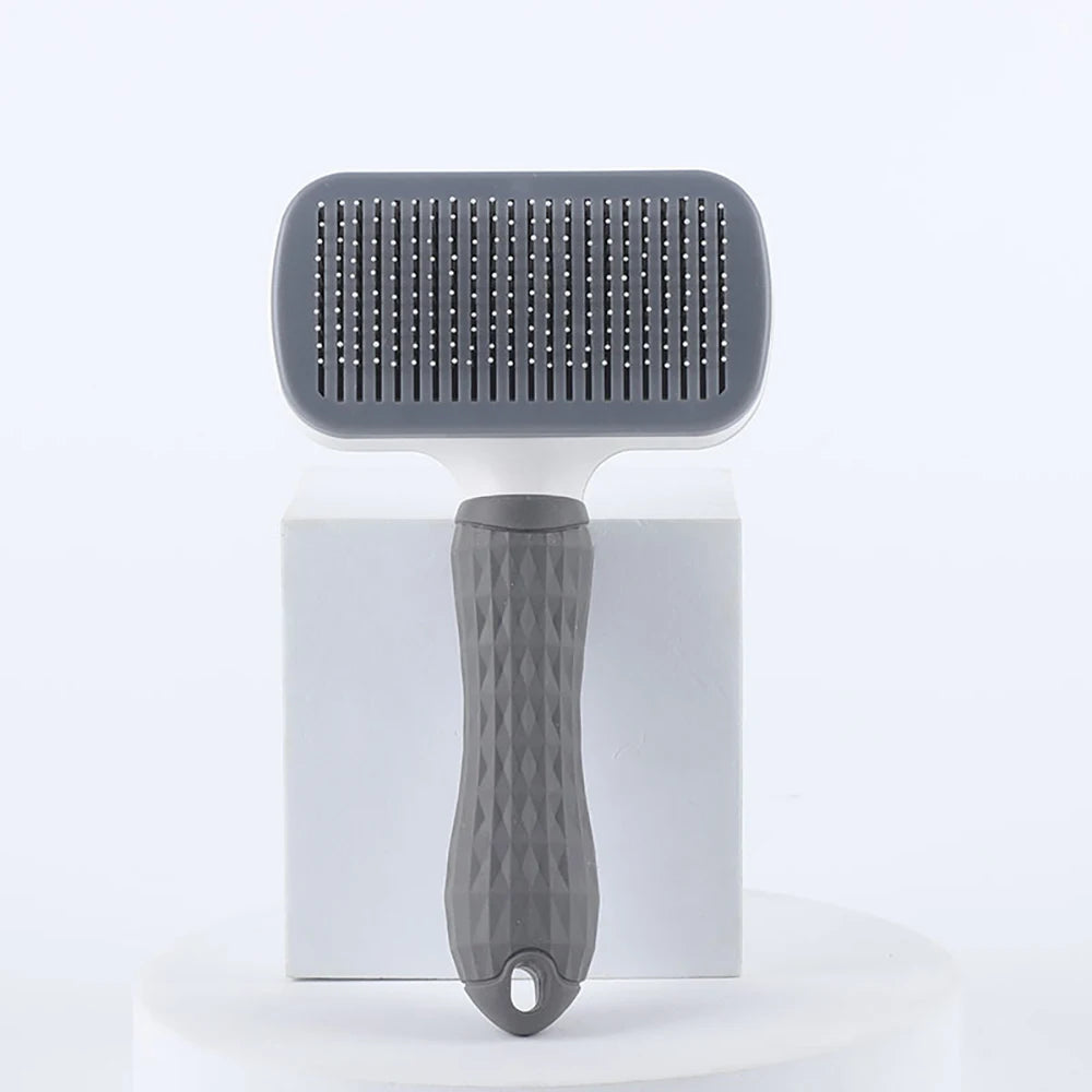 Pet Grooming Brush – Cat & Dog Hair Remover Comb for Puppies & Kittens, Deshedding & Grooming Tool