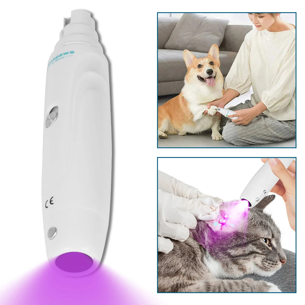 USB Rechargeable Electric Pet Nail Grinder – Quiet Dog & Cat Claw Trimmer